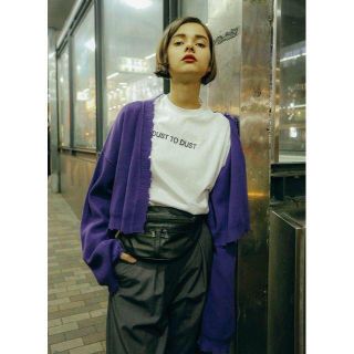 ビューティアンドユースユナイテッドアローズ(BEAUTY&YOUTH UNITED ARROWS)のperverz カーディガン パープル(カーディガン)