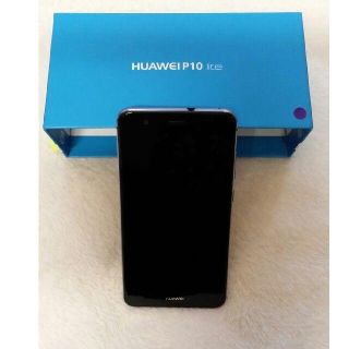 【新品】　Huawai P10 lite　ブラック　　NO1(スマートフォン本体)