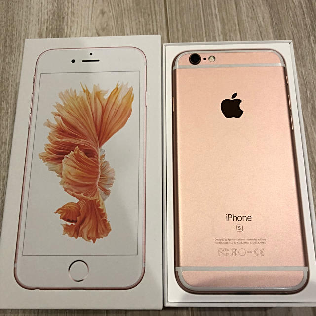 Apple(アップル)の値下げ！iPhone6s ローズゴールド 64GB スマホ/家電/カメラのスマートフォン/携帯電話(携帯電話本体)の商品写真