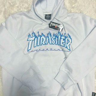 スラッシャー(THRASHER)の【新品】THRASHER スラッシャー パーカー メンズ レディース 白(パーカー)