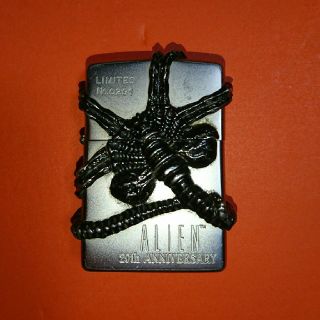 ジッポー(ZIPPO)のエイリアン○フェイスハガー超レア○シリアルあり20年記念ZIPPO(タバコグッズ)