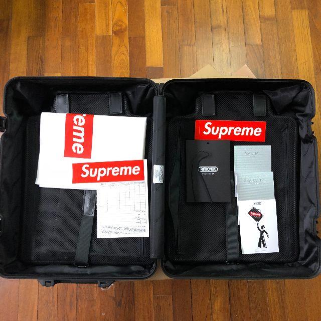 Supreme(シュプリーム)のヒロ様専用Supreme RIMOWA Multiwheel 45L 黒 メンズのバッグ(トラベルバッグ/スーツケース)の商品写真