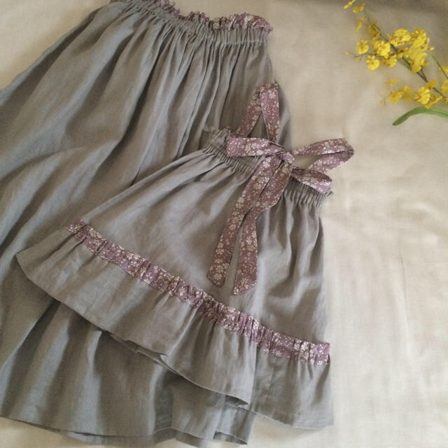 親子リンク キッズ/ベビー/マタニティのキッズ服女の子用(90cm~)(ワンピース)の商品写真