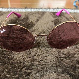 レイバン(Ray-Ban)のレイヴァン RAY-BAN ピンク ラウンド 丸メガネ(サングラス/メガネ)