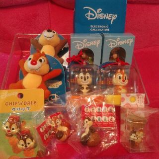 ディズニー チップとデール チップ デール オルゴール 置物 グッズ