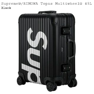 シュプリーム(Supreme)のSupreme RIMOWA TopasMultiwheel 45L Black(トラベルバッグ/スーツケース)