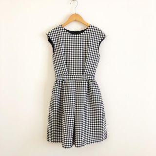 ザラ(ZARA)のZARA ギンガムチェックワンピース(ミニワンピース)