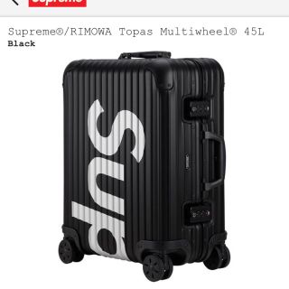 シュプリーム(Supreme)の【新品】 Supreme RIMOWA Topas Multiwheel 45L(トラベルバッグ/スーツケース)