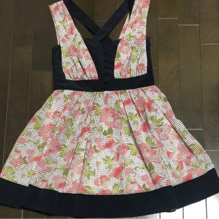 ジルスチュアート(JILLSTUART)の美品 ☆ JILLSTUART 花柄 ワンピース(ひざ丈ワンピース)