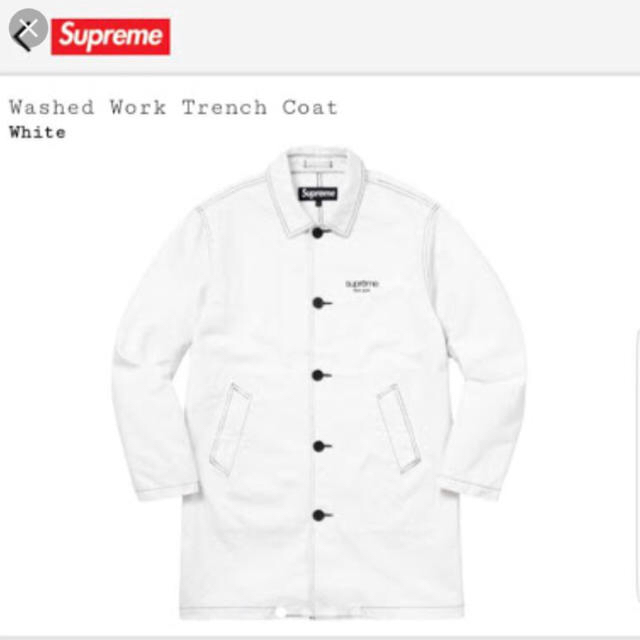 Supreme(シュプリーム)のSupreme Washed Work Trench CoatSサイズ半タグ付き メンズのジャケット/アウター(トレンチコート)の商品写真