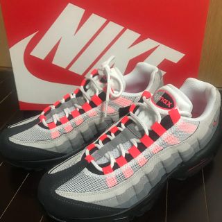 ナイキ(NIKE)のNIKE AIR MAX 95  ソーラーレッド(スニーカー)