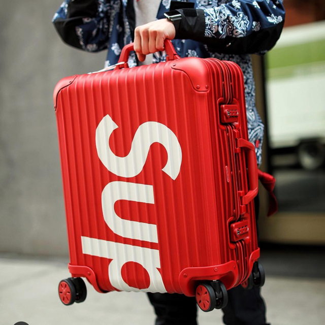 最安値 supreme × rimowa 新品未使用 スーツケース 82L