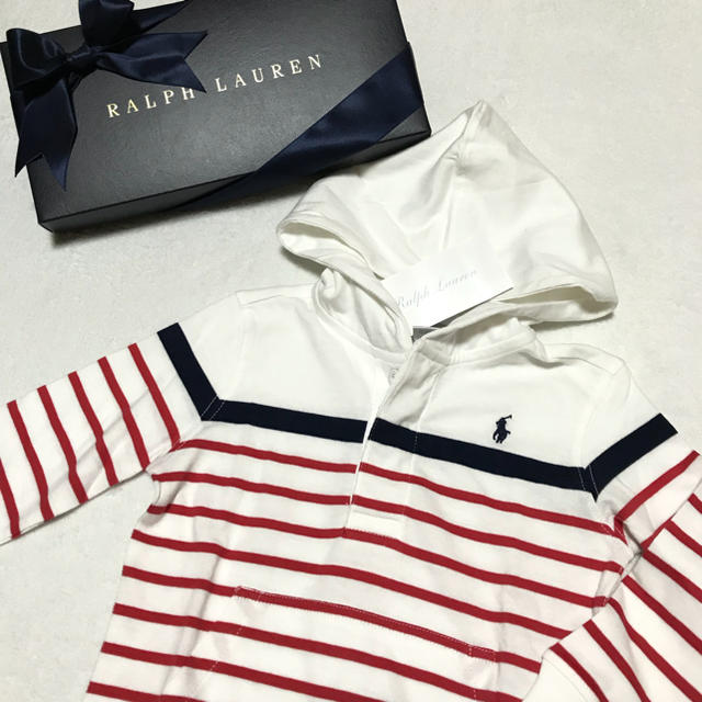 Ralph Lauren(ラルフローレン)の新品✨プルオーバー パーカー 18M/85 キッズ/ベビー/マタニティのベビー服(~85cm)(シャツ/カットソー)の商品写真