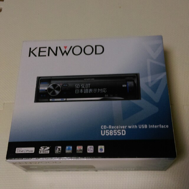 KENWOOD(ケンウッド)のKENWOOD カーオーディオ 自動車/バイクの自動車(カーオーディオ)の商品写真