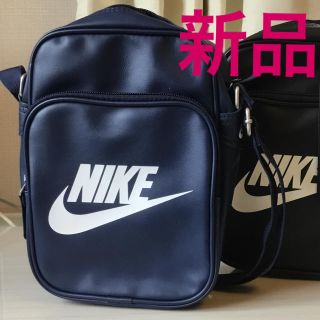 ナイキ(NIKE)のナイキ 新品 ネイビー ショルダーバッグ☆タグ付き 即購入OK(ショルダーバッグ)