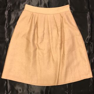 ボディドレッシングデラックス(BODY DRESSING Deluxe)の超美品！ボディドレッシングデラックス ベージュスカート(ひざ丈スカート)