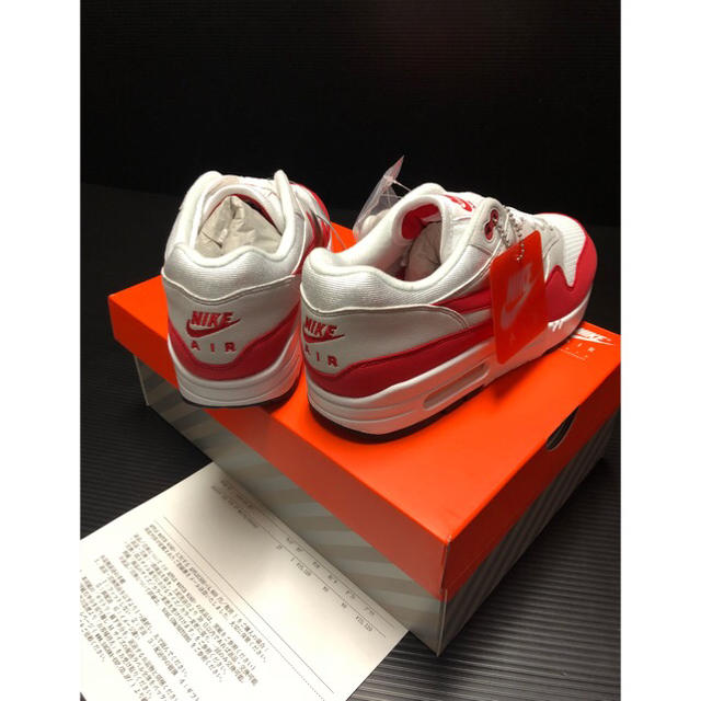 NIKE(ナイキ)のNIKE AIR MAX 1 ANNIVERSARY OG White Red メンズの靴/シューズ(スニーカー)の商品写真