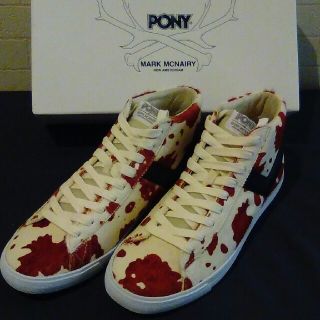 ポニー(PONY)のPony × Mark Macnairy コラボ スニーカー 新品 us9(スニーカー)