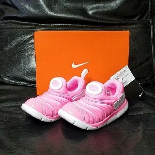 ナイキ(NIKE)の《新品》ナイキ　ダイナモフリー　ピンクビーム&ホワイト　size16㎝(スニーカー)