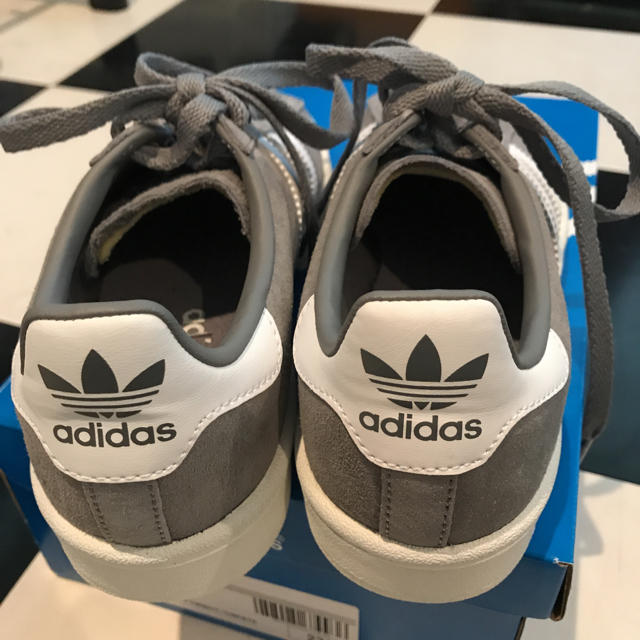 【新品】adidas キャンパス グレー 23cm