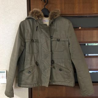 マイケルコース(Michael Kors)のMichael Kors ファー付きコート👚(毛皮/ファーコート)