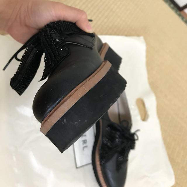 ZARA(ザラ)のZARA！リボンシューズ！37センチ(24.0) レディースの靴/シューズ(ローファー/革靴)の商品写真