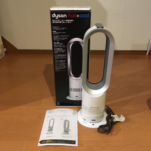 Dyson(ダイソン)のダイソン hot&cool AM05 ホワイト☆美品☆ スマホ/家電/カメラの冷暖房/空調(扇風機)の商品写真