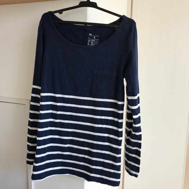 GAP(ギャップ)のギャップ GAP♡ネイビーボーダーカットソー レディースのトップス(カットソー(長袖/七分))の商品写真