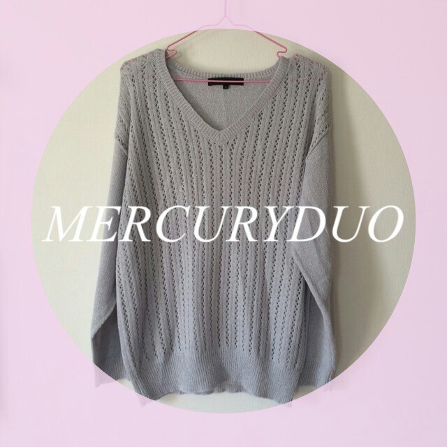 MERCURYDUO(マーキュリーデュオ)のマーキュリー♡knit レディースのトップス(ニット/セーター)の商品写真