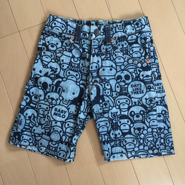 A BATHING APE(アベイシングエイプ)のBAPE kids 100 ハーフパンツ キッズ/ベビー/マタニティのキッズ服男の子用(90cm~)(パンツ/スパッツ)の商品写真