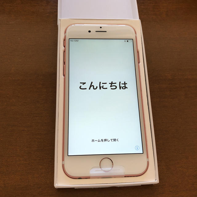 スマートフォン本体【専用】SIM Free iPhone 6s rose 64GB 新品交換品