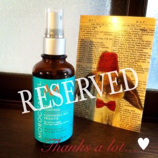 モロッカンオイル(Moroccan oil)の！お取置き！艶スプレー♡モロッカンオイル(ヘアケア)