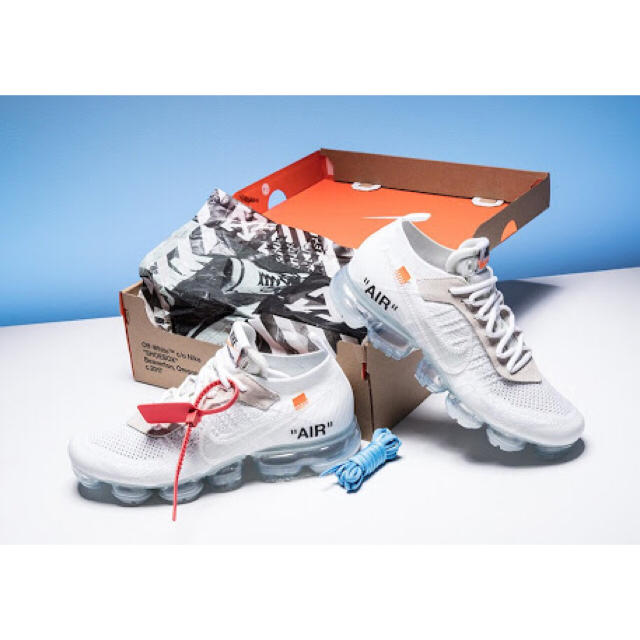 スニーカーNIKE ×OFF-WHITE AIR VAPORMAX ナイキ オフホワイト