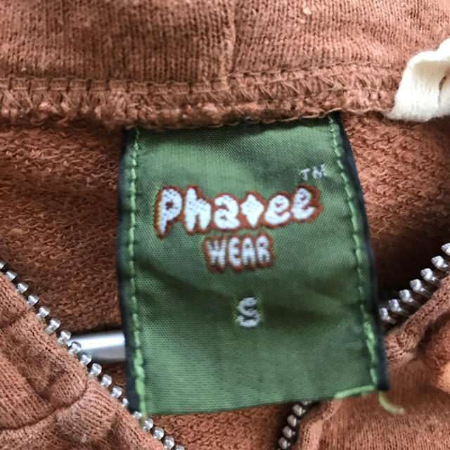 PHATEE(ファッティー)のphateeファッティーオレンジパーカースウェットgohempゴーヘンプ夏フェス メンズのトップス(パーカー)の商品写真