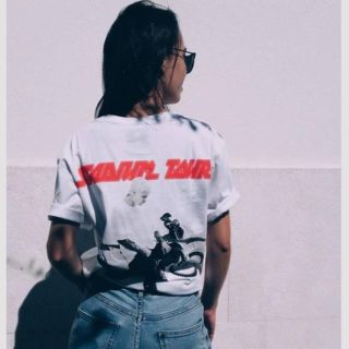 エイチアンドエム(H&M)のH&M × JUSTIN BIEBER STADIUM TOUR Tシャツ 白(Tシャツ/カットソー(半袖/袖なし))