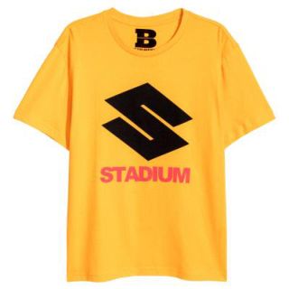 エイチアンドエム(H&M)のH&M × JUSTIN BIEBER STADIUM TOUR Tシャツ 黄(Tシャツ/カットソー(半袖/袖なし))