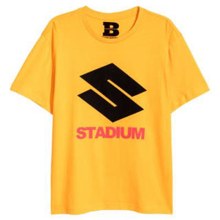 エイチアンドエム(H&M)のH&M × JUSTIN BIEBER STADIUM TOUR Tシャツ 黄(Tシャツ/カットソー(半袖/袖なし))