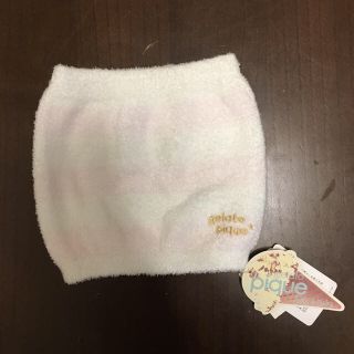 ジェラートピケ(gelato pique)の【☆新品☆】【gelato pique】腹巻き ベビー ピンク×白(その他)