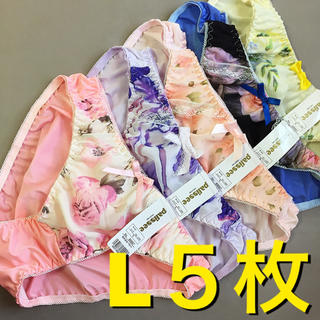 【#２８】素敵なデザインショーツ★L５枚セット★まとめ売り★送料込み(ショーツ)