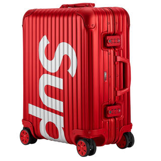シュプリーム(Supreme)のSupreme×RIMOWA Topas Multiwheel 45L Red(トラベルバッグ/スーツケース)