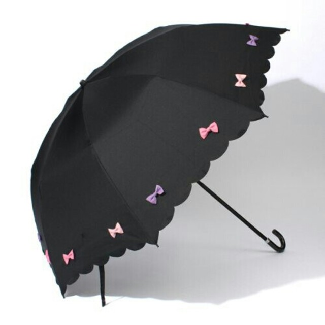 pink trick(ピンクトリック)の♡晴雨兼用♡ピンクトリック カラフルリボン 折りたたみ 日傘   レディースのファッション小物(傘)の商品写真