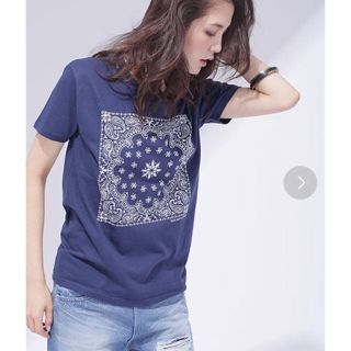 ナノユニバース(nano・universe)のnano・universe バンダナ柄Tシャツ(Tシャツ(半袖/袖なし))