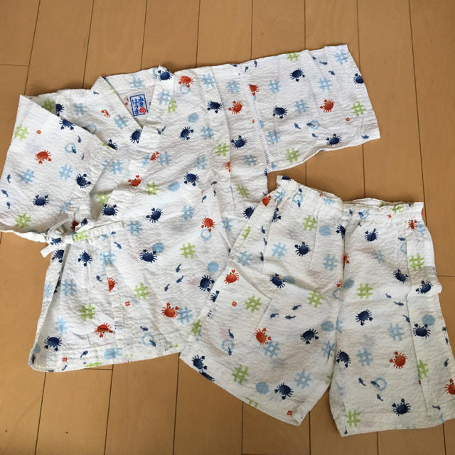 mikihouse(ミキハウス)のミキハウス 甚平 120cm キッズ/ベビー/マタニティのキッズ服男の子用(90cm~)(甚平/浴衣)の商品写真