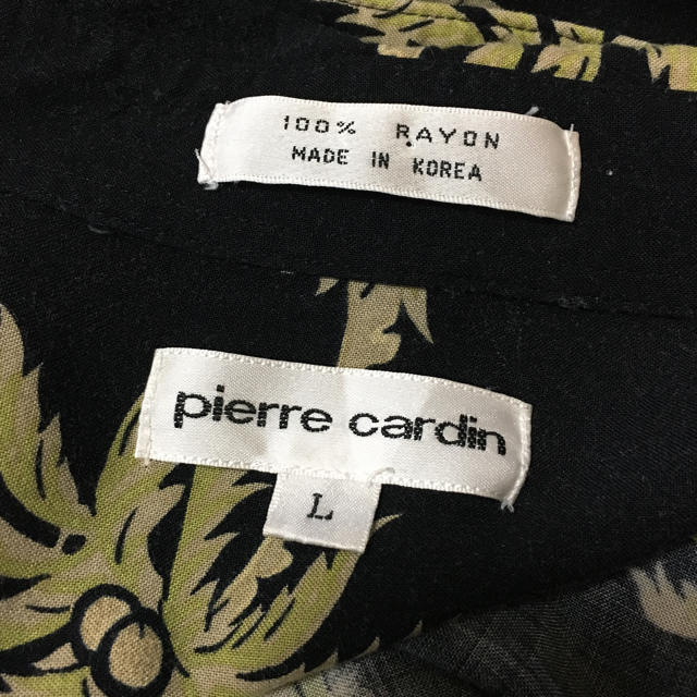 pierre cardin(ピエールカルダン)の80-90’s pierre cardin レーヨンアロハシャツ ブラック メンズのトップス(シャツ)の商品写真