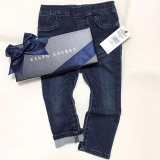 ラルフローレン(Ralph Lauren)の一点のみ☆新品 ラルフローレン 12M/80 デニムレギンス(パンツ)