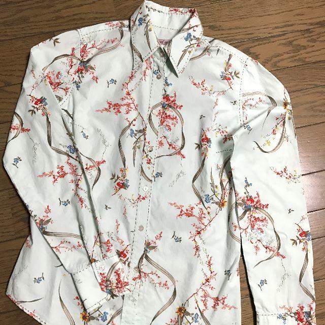 Paul Joe ポール ジョー ミントカラーにじみ和柄ボタニカル柄シャツの通販 By ロブスター店 ポールアンドジョーならラクマ