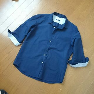 シップス(SHIPS)のmen'sネイビーシャツ☆SHIPS(シャツ)