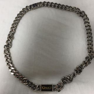 ディーアンドジー(D&G)のD&G チェーンネックレス ドルガバ 美品(ネックレス)