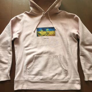 シュプリーム(Supreme)のsupreme ゴッホ パーカー hoodie ピンクM(パーカー)