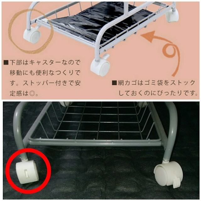 ゴミ箱 (ダストボックス) 送料無料 インテリア/住まい/日用品のインテリア小物(ごみ箱)の商品写真